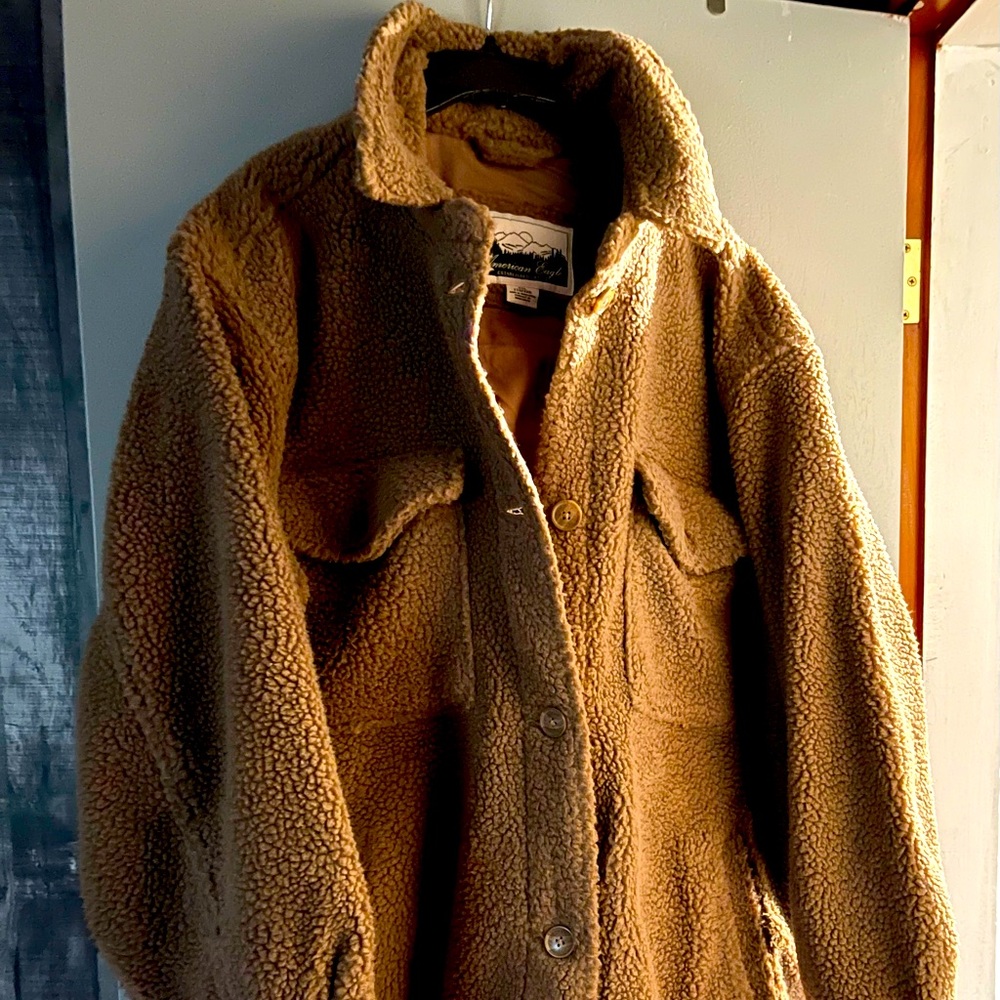 Heavy cozy fleece light chocolate brown